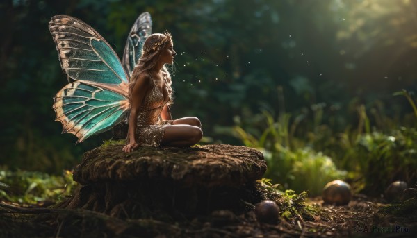 A female in a serene day