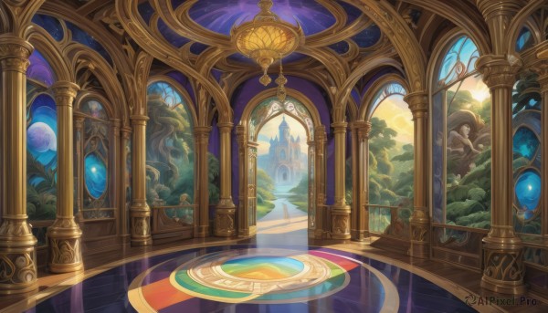 A indoors surrounded by a captivating sunlight