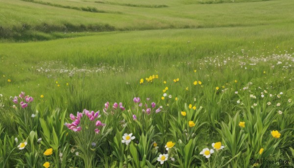 The allure of a landscape in a inviting day