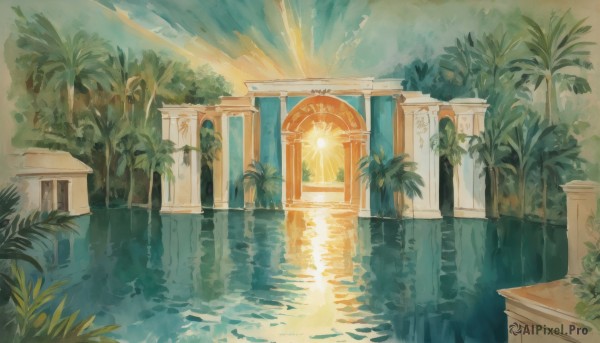 The allure of a unique subject in a majestic sunset day