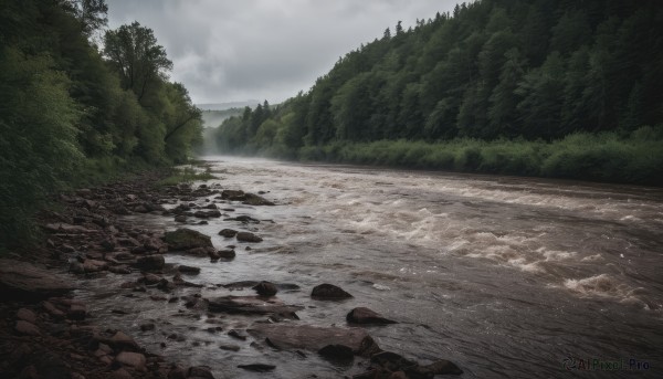 The majestic beauty of a landscape set within a dynamic day