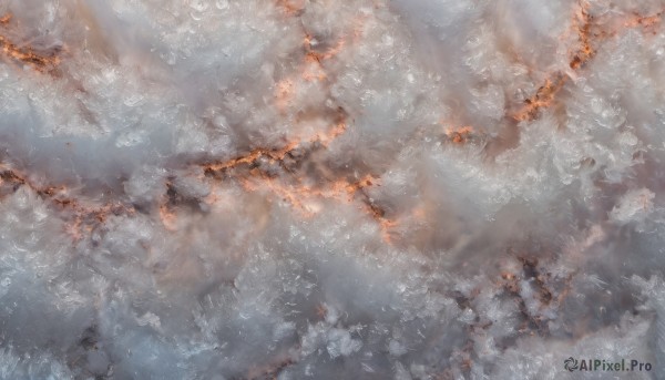 solo,sky,cloud,water,no humans,from above,scenery,smoke,1girl