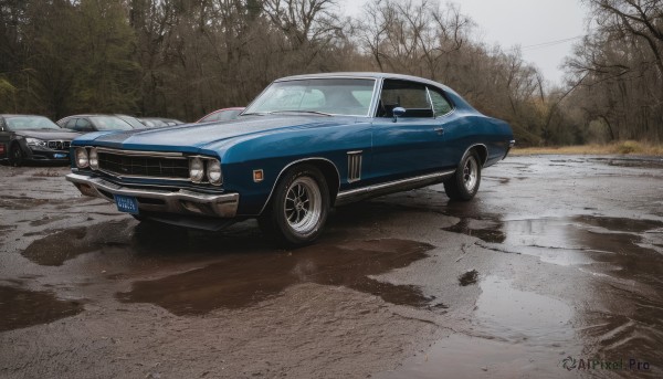 Image of a motor vehicle in a beautiful outdoors