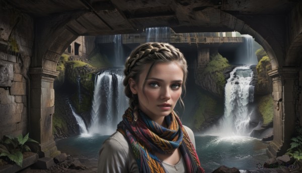 A female captured in a enchanting outdoors