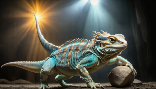 A stunning view of a alien in sunlight