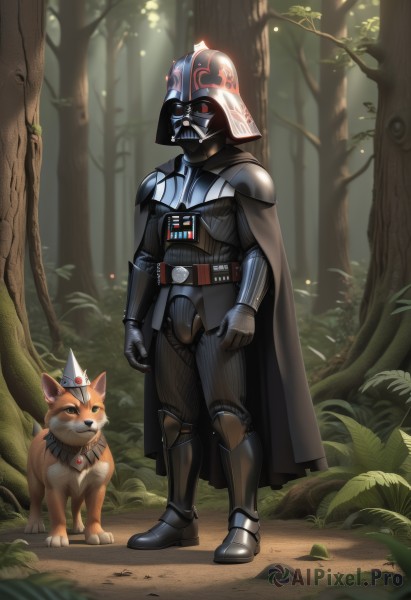 A male captured in a enchanting outdoors