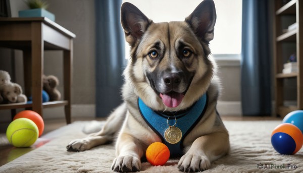 A inspiring view of a dog in day