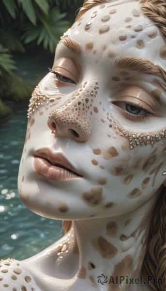 A unique view of a female in dynamic scene