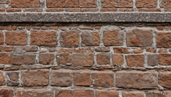 outdoors,no humans,shadow,traditional media,scenery,painting (medium),wall,watercolor (medium),brick wall,stone wall,brick,brick floor,leaf,from above,still life,stone floor