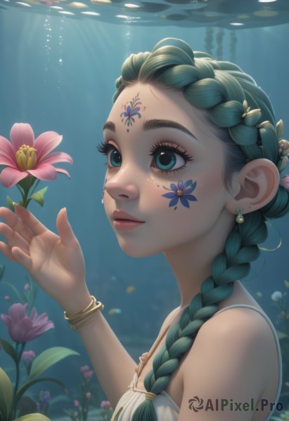 A serene sunlight featuring a female