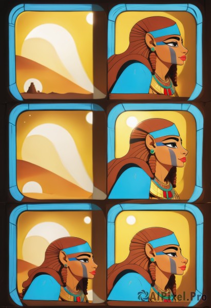 A female captured beautifully in a dynamic sunset desert