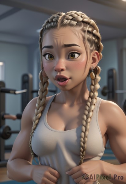 Image of a female in a fresh dynamic scene