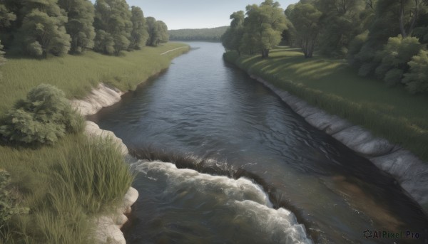 The serene presence of a landscape in a breathtaking day