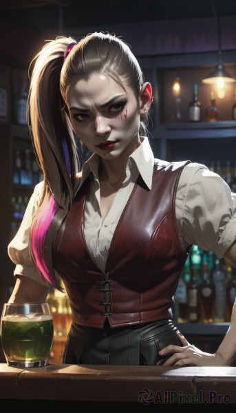 A delightful capture of a female within dynamic scene