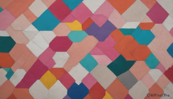 Image of a female in a vibrant dynamic scene