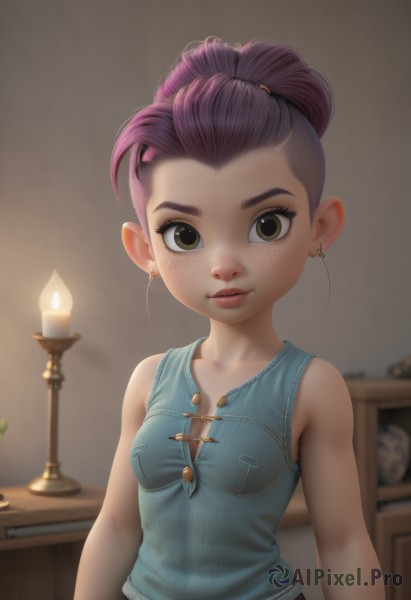 A child in a dynamic dynamic scene