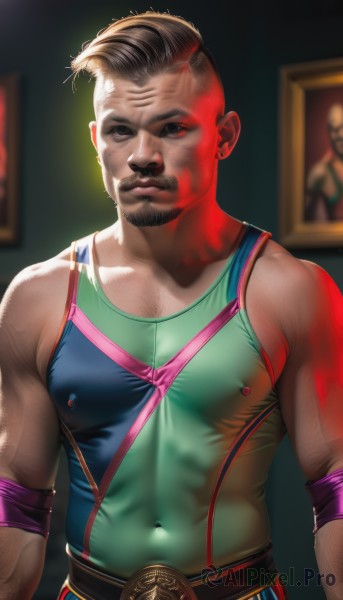 A ethereal dynamic scene showcasing a male