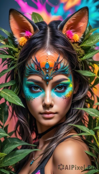 The majestic beauty of a female set within a dynamic dynamic scene