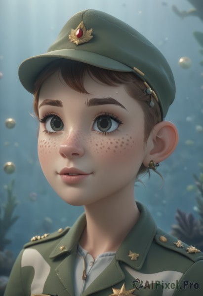 A magnificent female within dynamic scene