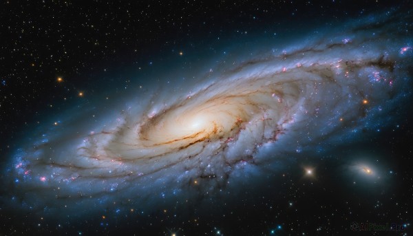 The charm of a galaxy in a scenic outdoors