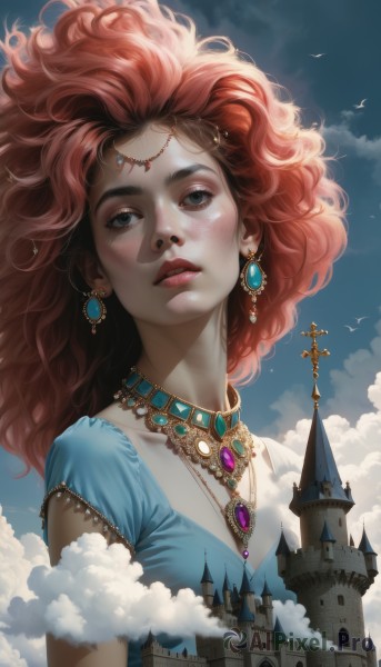 A female in a serene day