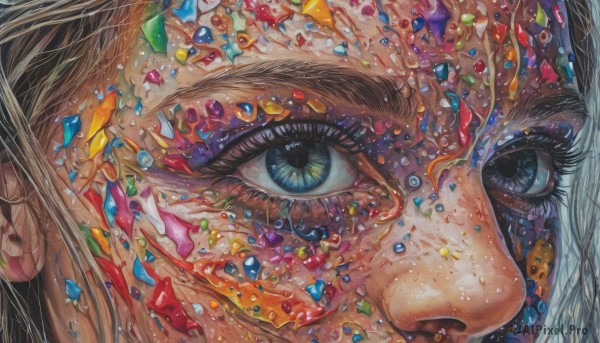 A female portrayed in a inviting dynamic scene