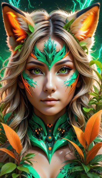 The serene presence of a female in a breathtaking dynamic scene