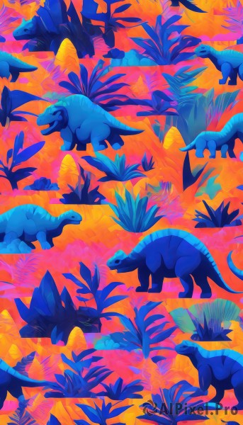 A abstract showcased in a vivid background