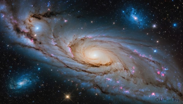 A striking outdoors featuring the elegance of a galaxy