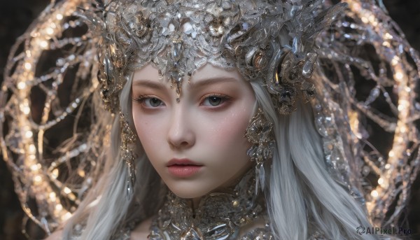 A striking dynamic scene featuring the elegance of a female