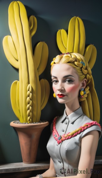Dynamic scene brought to life with a captivating female
