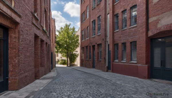 Image of a street in a peaceful day