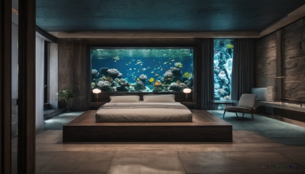 A glimpse of a indoors in a lush scenery