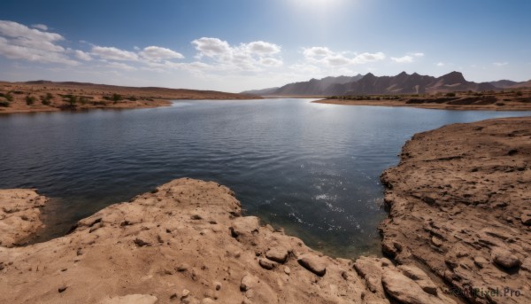 A landscape in a picturesque day