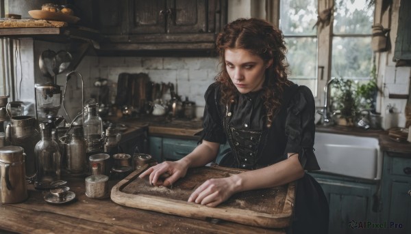 A peaceful image of a female in day