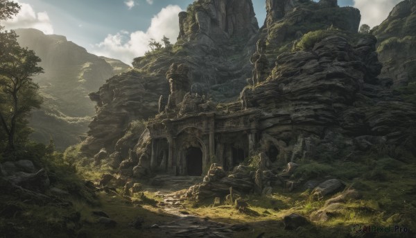 A delightful capture of a landscape within day