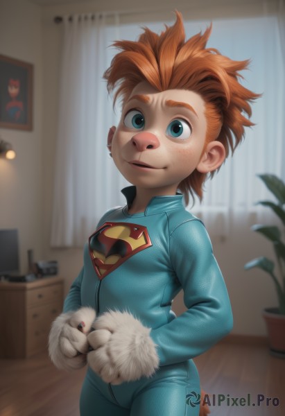 A male portrayed in a refreshing dynamic scene