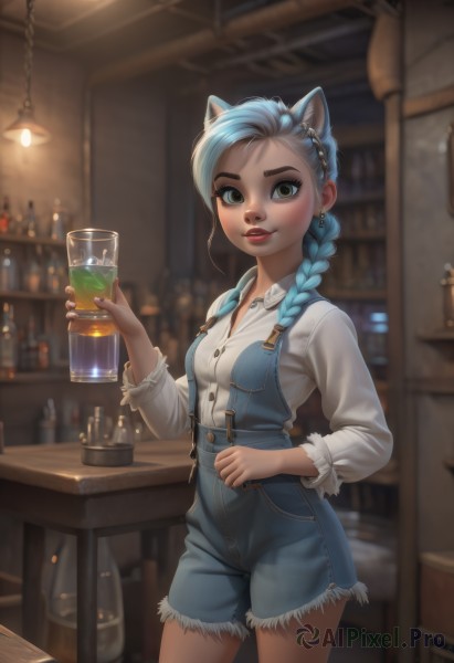 A female in the heart of a beautiful dynamic scene