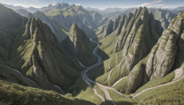 A stunning landscape captured in day