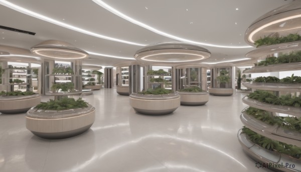 A peaceful image of a indoors in scenery