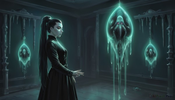 An iconic monster framed by a bold dynamic scene