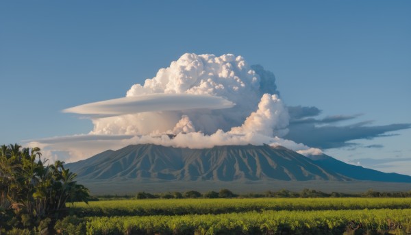 A stunning portrayal of a landscape in a calm day