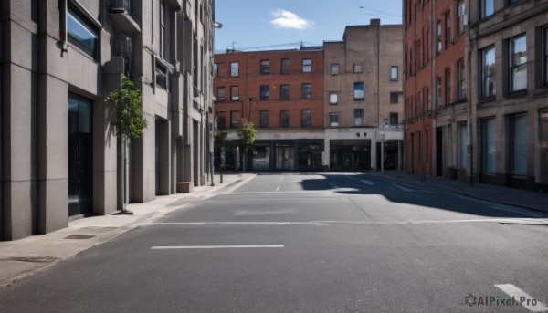 A street captured beautifully in a inviting day