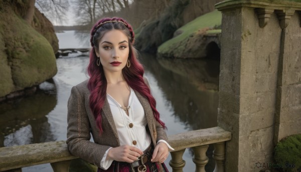 A peaceful image of a female in day