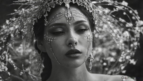 The majestic beauty of a female set within a calm dynamic scene