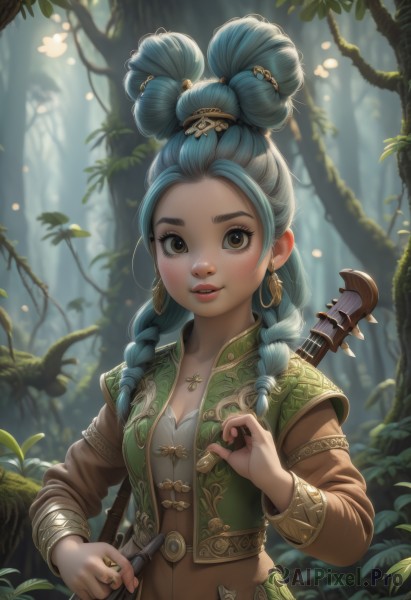 The timeless beauty of a female in a picturesque outdoors