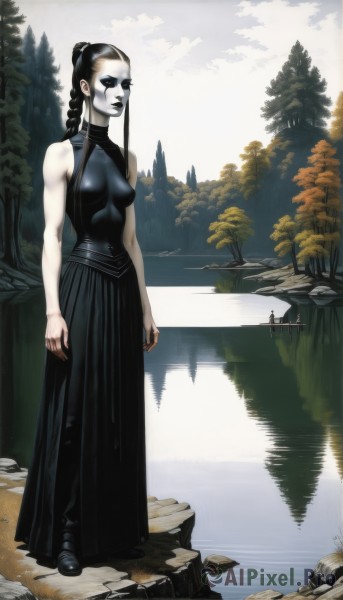 A breathtaking outdoors featuring a female
