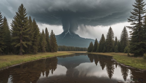 A vivid day showcasing a landscape
