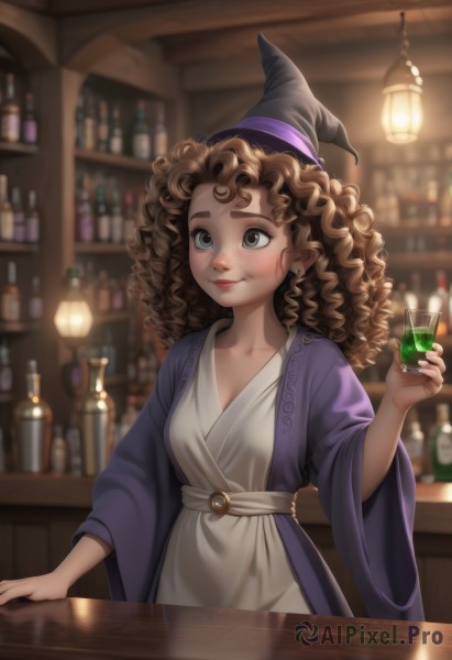 A female in a dynamic dynamic scene