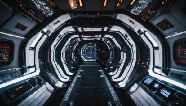 A spacecraft in the heart of a beautiful scenery